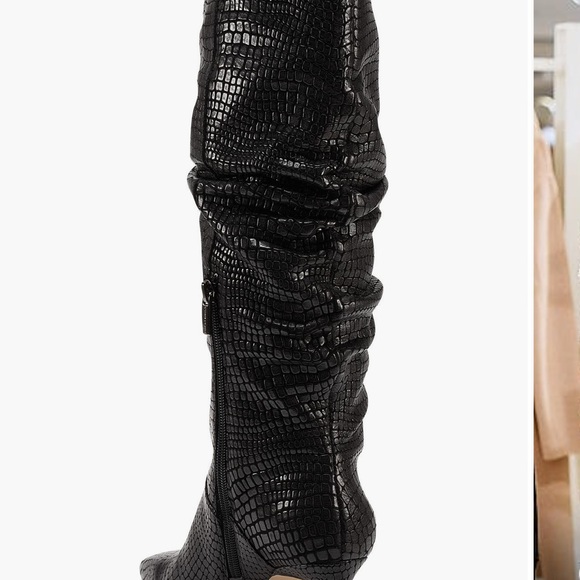 Vince Camuto Black Over the Knee Boots size 7.5 - worn twice - Picture 3 of 7